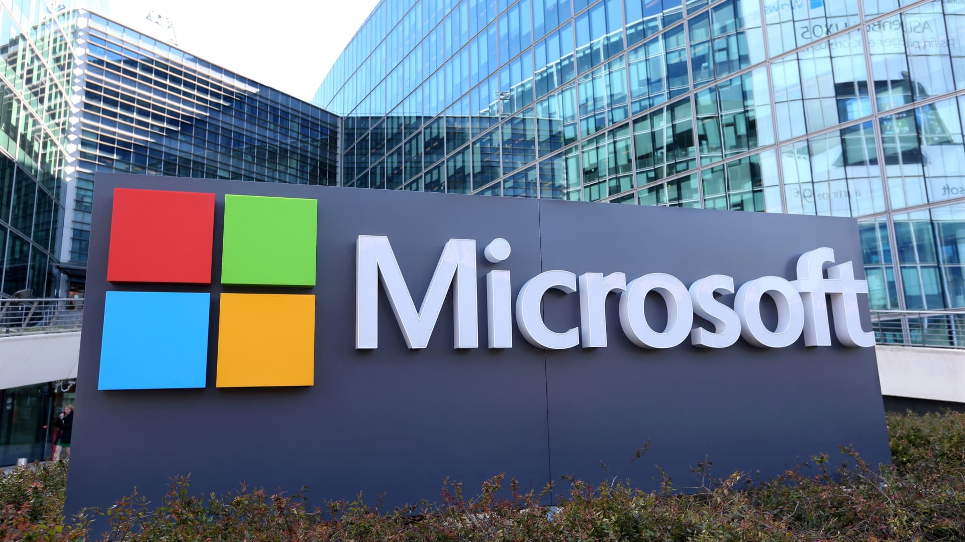 Microsoft Corporation headquarters at Issy-les-Moulineaux, near Paris, France, April 18, 2016.
