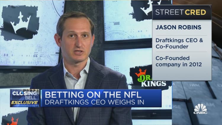 Betting on the NFL: DraftKings CEO on sports betting