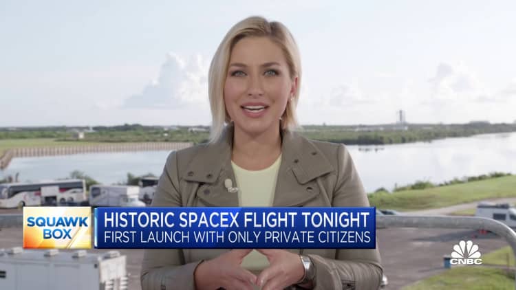 Historic SpaceX flight to launch with only private citizens on board