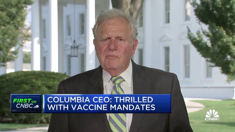 This needed to happen: Columbia Sportswear CEO on Biden vaccine mandate
