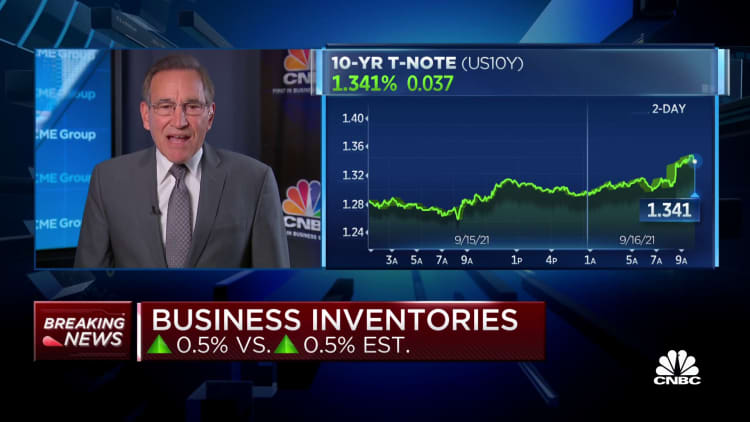 July business inventories post in line with estimates