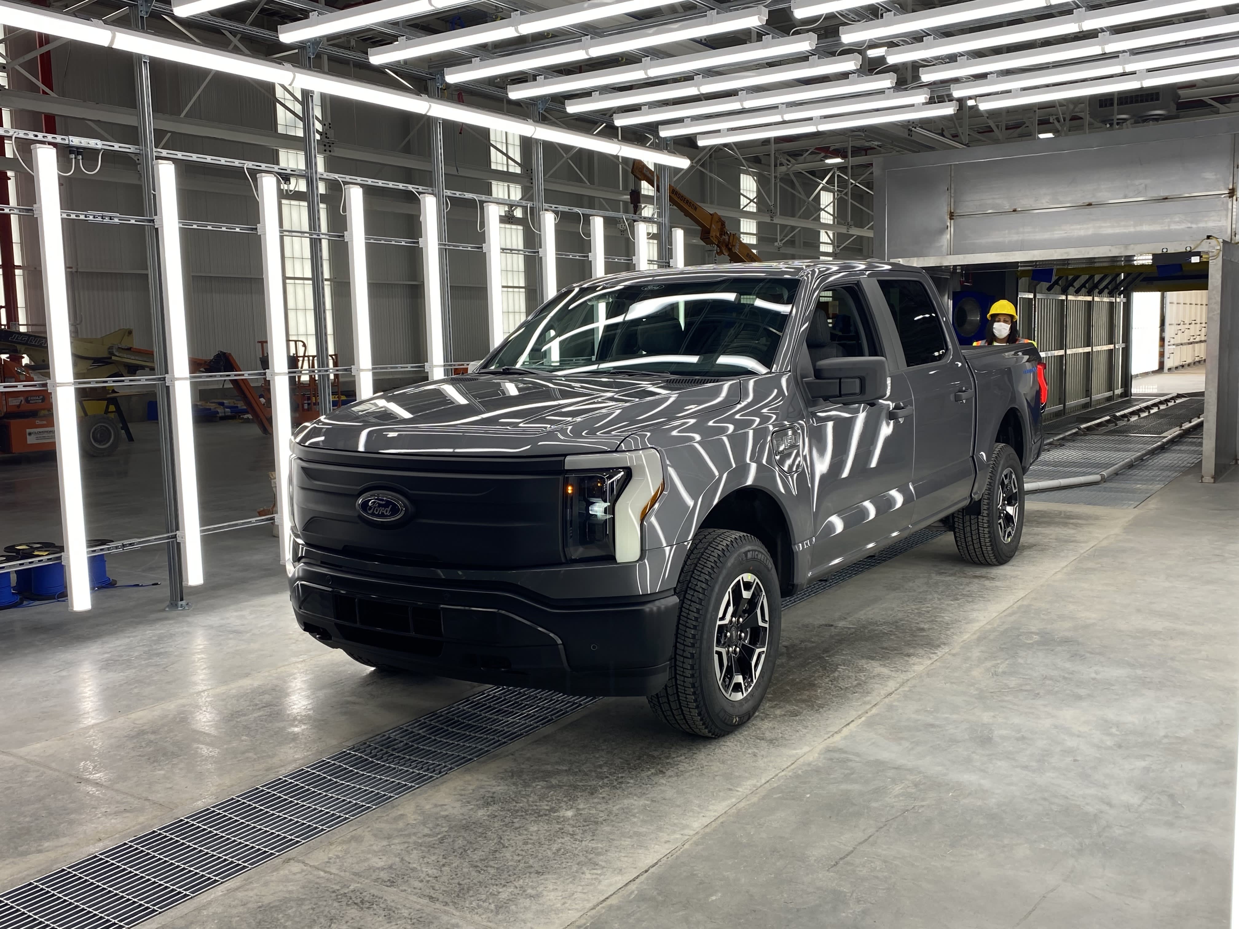 Ford adds jobs to increase production of electric F-150 pickup; reservations top 150,000