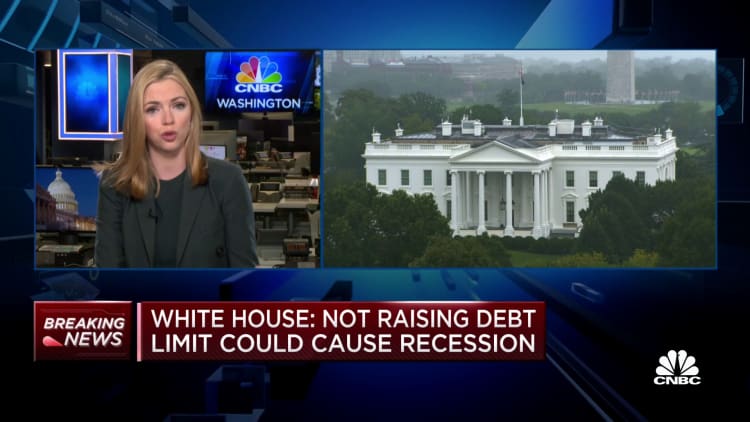 White House says not raising debt limit could cause another recession