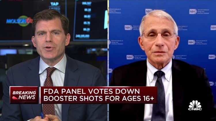 Dr. Fauci on boosters, breakthrough cases and CDC data