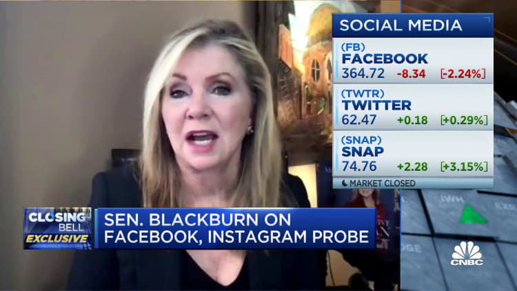 Sen. Blackburn on Congressional probe into Facebook