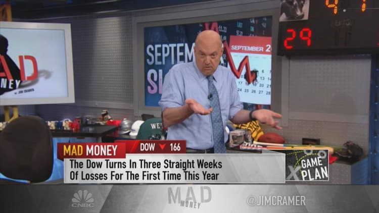 Jim Cramer's game plan for the trading week of Sept. 20