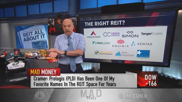 Cramer shares 10 REITs to buy in an uncertain market