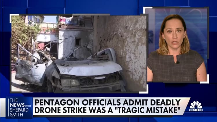 Pentagon admits drone strike a 'tragic mistake'
