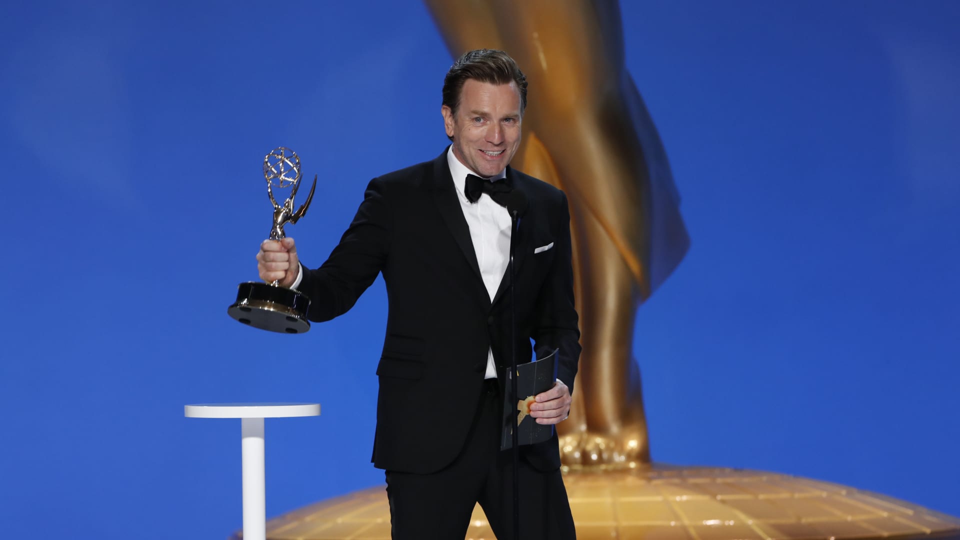 Ewan McGregor from 'Halston' appears at the 73RD EMMY AWARDS, broadcast Sunday, Sept. 19.