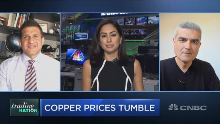 As copper prices tumble, two traders share what to watch