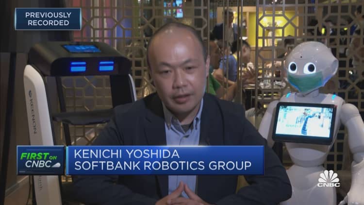 Robotization could solve issues surrounding labor shortage in Asia-Pacific, says SoftBank
