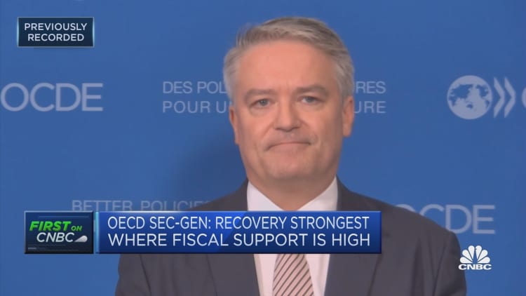 OECD's Cormann: 'Don't withdraw fiscal support, adjust and improve' composition