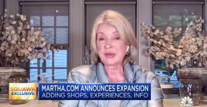 Martha Stewart on consumer expansion, adding shops and experiences