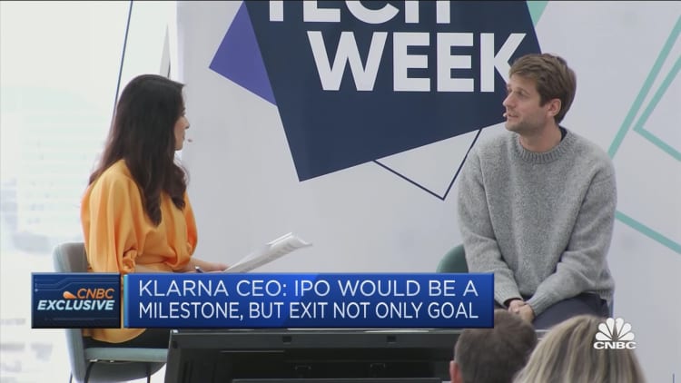 Market volatility makes me 'nervous' about an IPO, Klarna CEO says