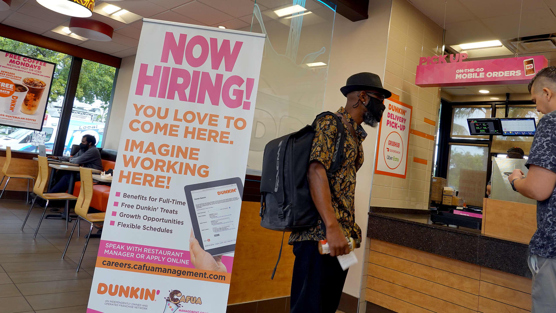 The unemployment rate for Black men fell in October, but so did labor force participation