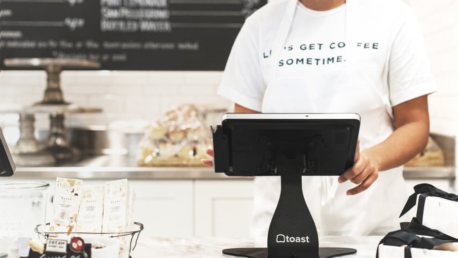 Toast point of sale system