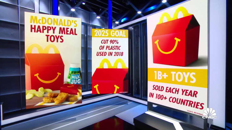 McDonald's to offer more 'sustainable' toys in Happy Meals