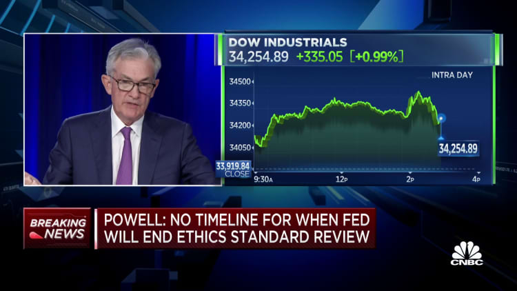 Fed's Jerome Powell: Don't need knockout employment report to feel like test has been met