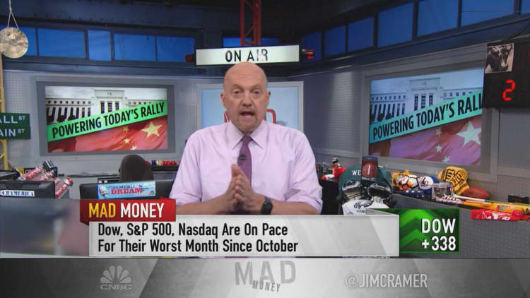 Jim Cramer says two of his biggest stock market worries are now off the table