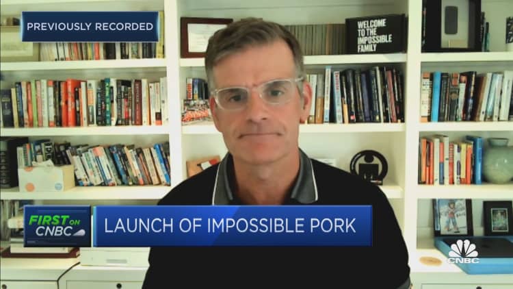 Impossible Foods is working on creating plant-based whole muscle meats