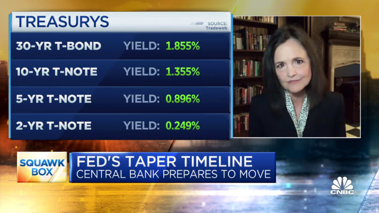 Former Fed nominee Judy Shelton on the Fed's taper timeline