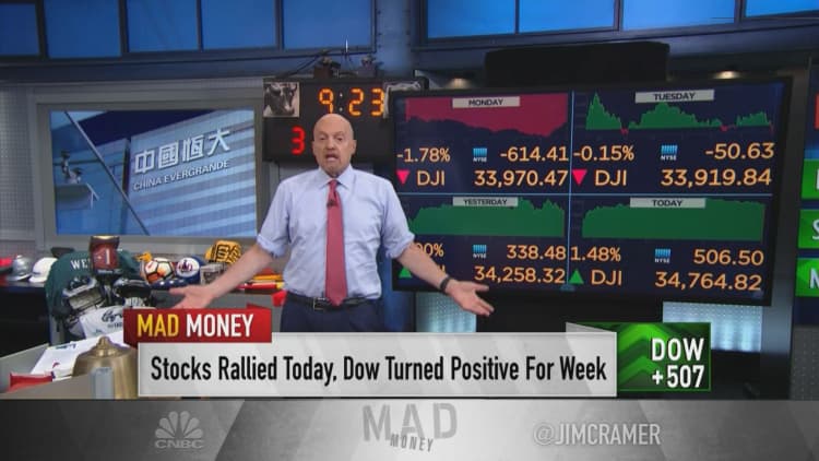 Jim Cramer analyzes Thursday's market action after stocks rally for second straight day