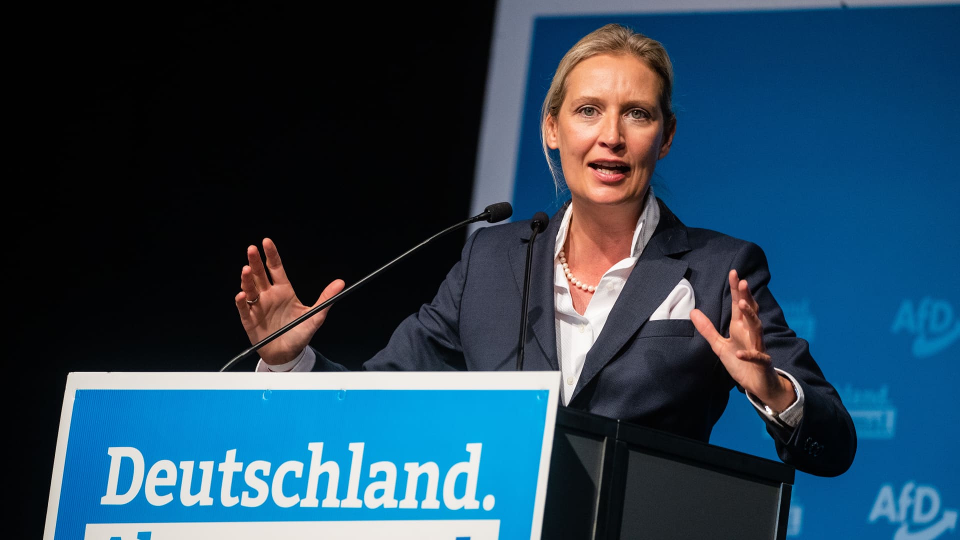 Alice Weidel, AfD candidate for the 2021 federal election.