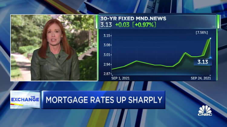 Average rate on 30-year fixed mortgage rises