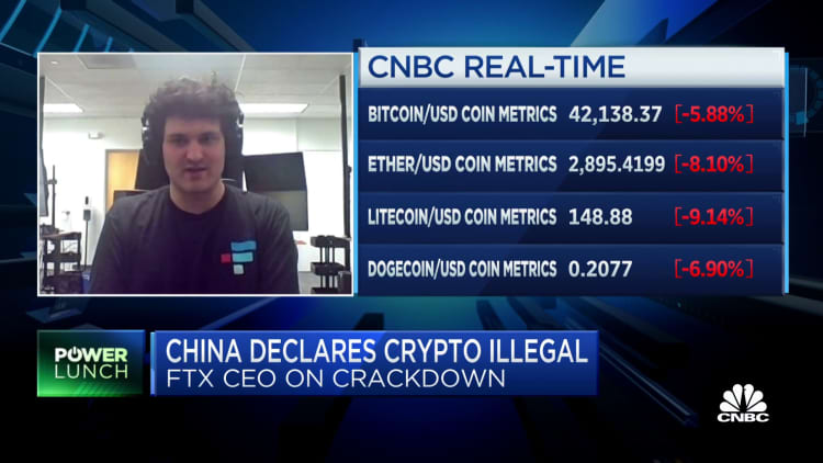 FTX CEO on what the China crypto crackdown means