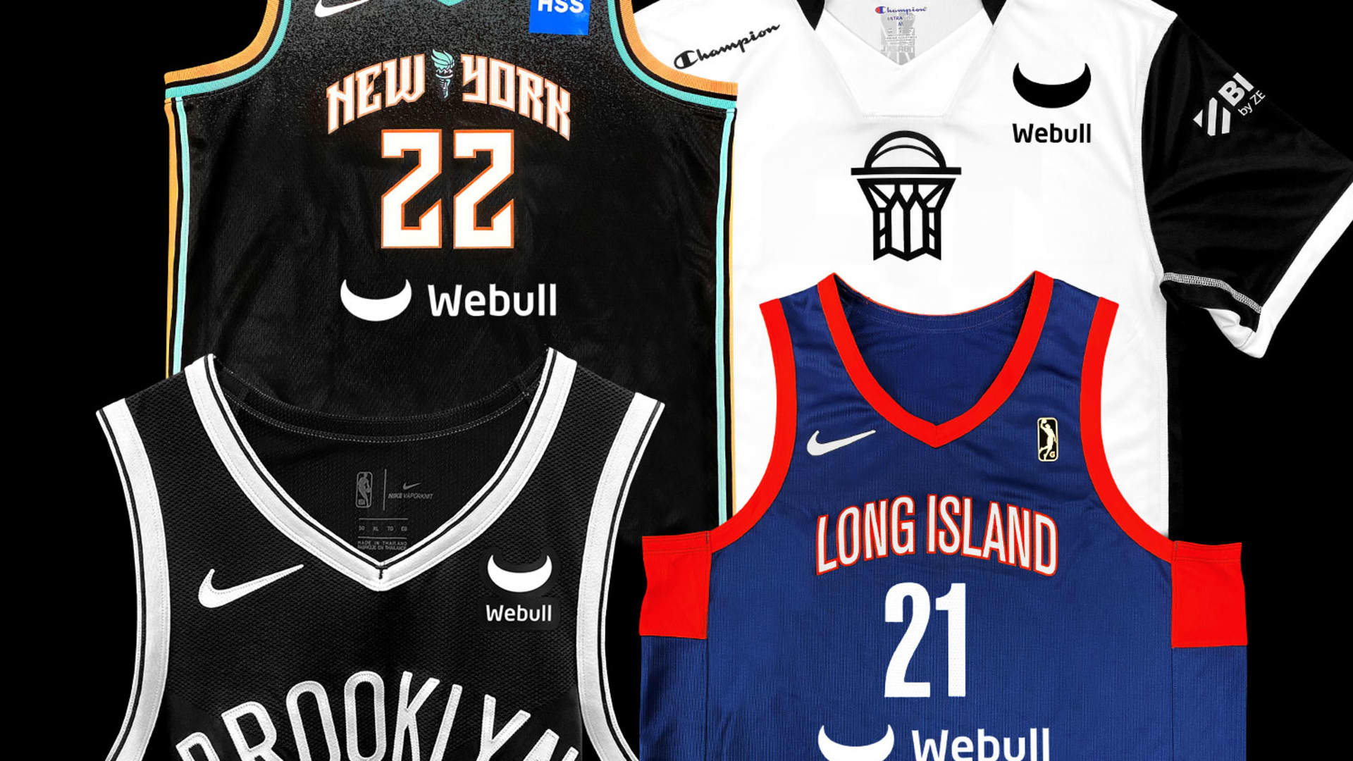 Brooklyn Nets patch with online finance company Webull