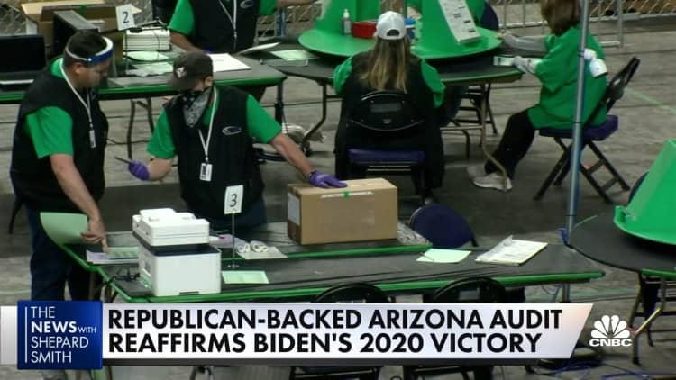 Republican-backed Arizona audit confirms Biden win
