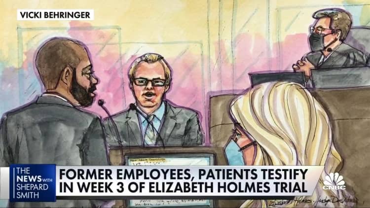 Former employees and patients testify in Elizabeth Holmes trial