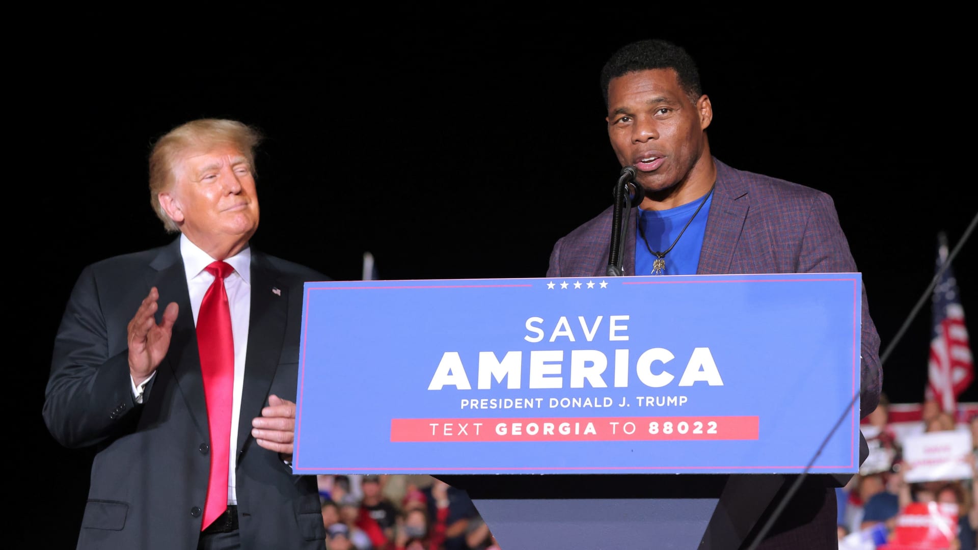 Georgia Senate GOP candidate Herschel Walker denies paying for abortion — son says he ‘threatened to kill us’