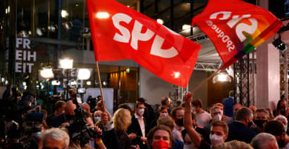 German business cheers election result which rules out jolt to the left