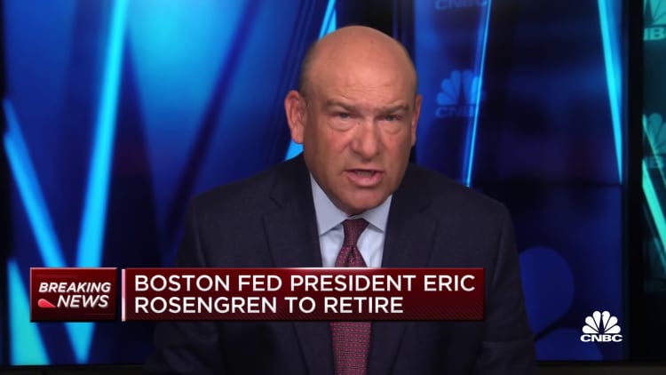 Boston Fed President Eric Rosengren to retire early