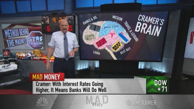 These two themes are determining how stocks trade right now, says Jim Cramer
