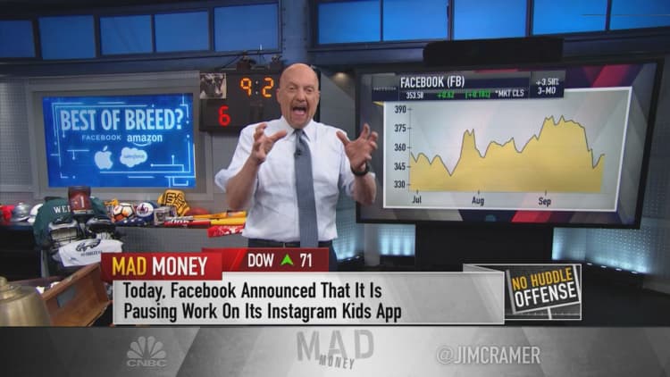 Jim Cramer sees opportunity to buy Apple, Salesforce and Amazon shares