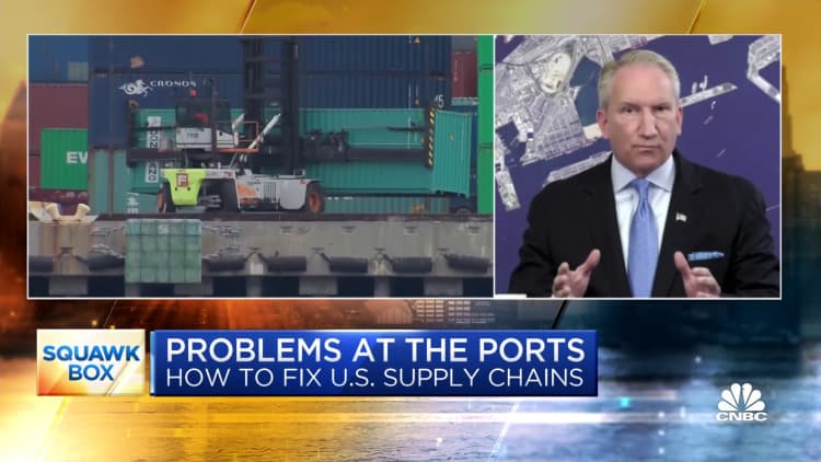 Executive director of the Port of Los Angeles on the backlog at U.S. ports
