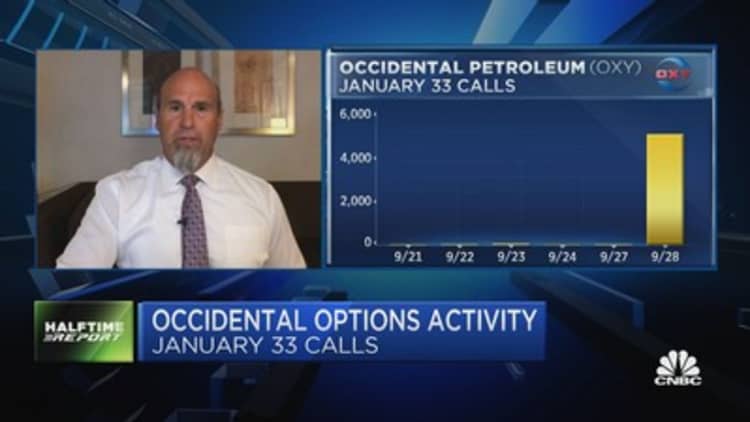 The options play in oil and gold