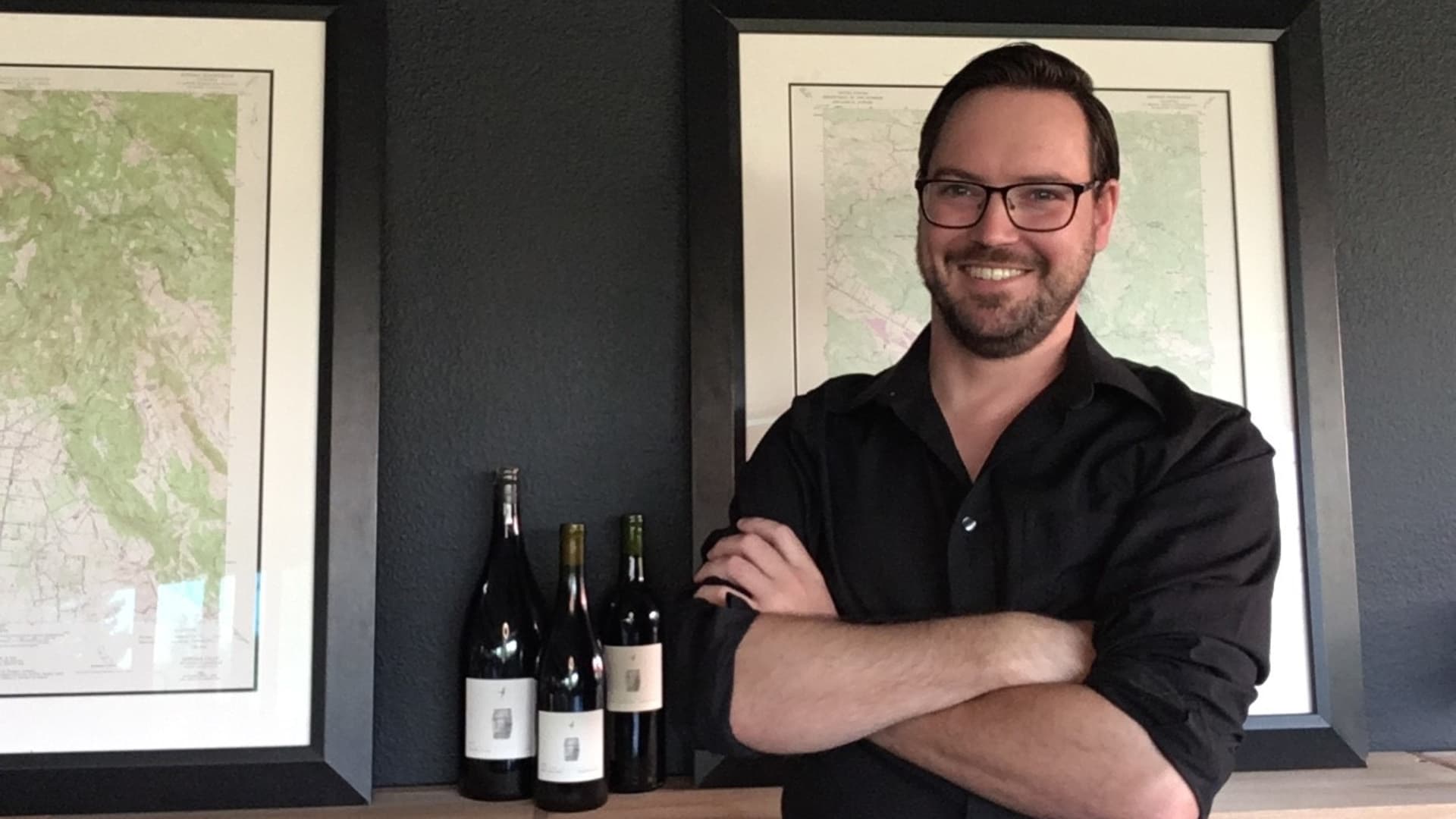Ian O'Reilly moved to Napa Valley without a job; he now holds two positions in the wine industry.