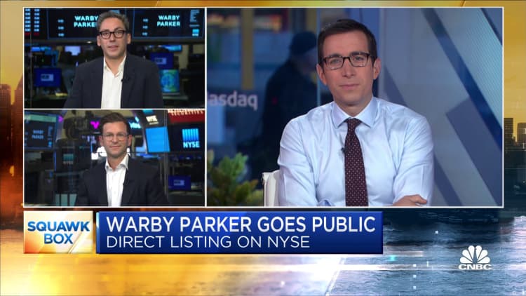 Warby Parker co-CEOs on going public via a direct listing on NYSE