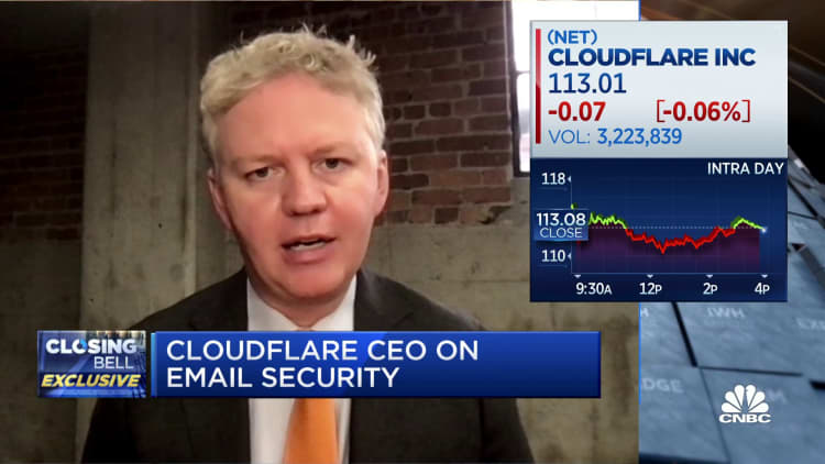 Cloudflare CEO: We realized there was a big opportunity to provide security for email