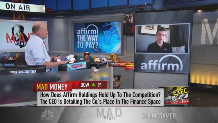 Affirm CEO addresses new debit card offering, fintech competition and rising interest rate impact