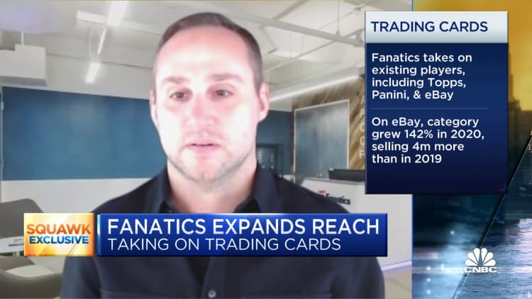 Fanatics CEO Michael Rubin on expanding reach, taking on trading cards