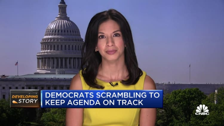 Democrats scramble to keep agenda on track
