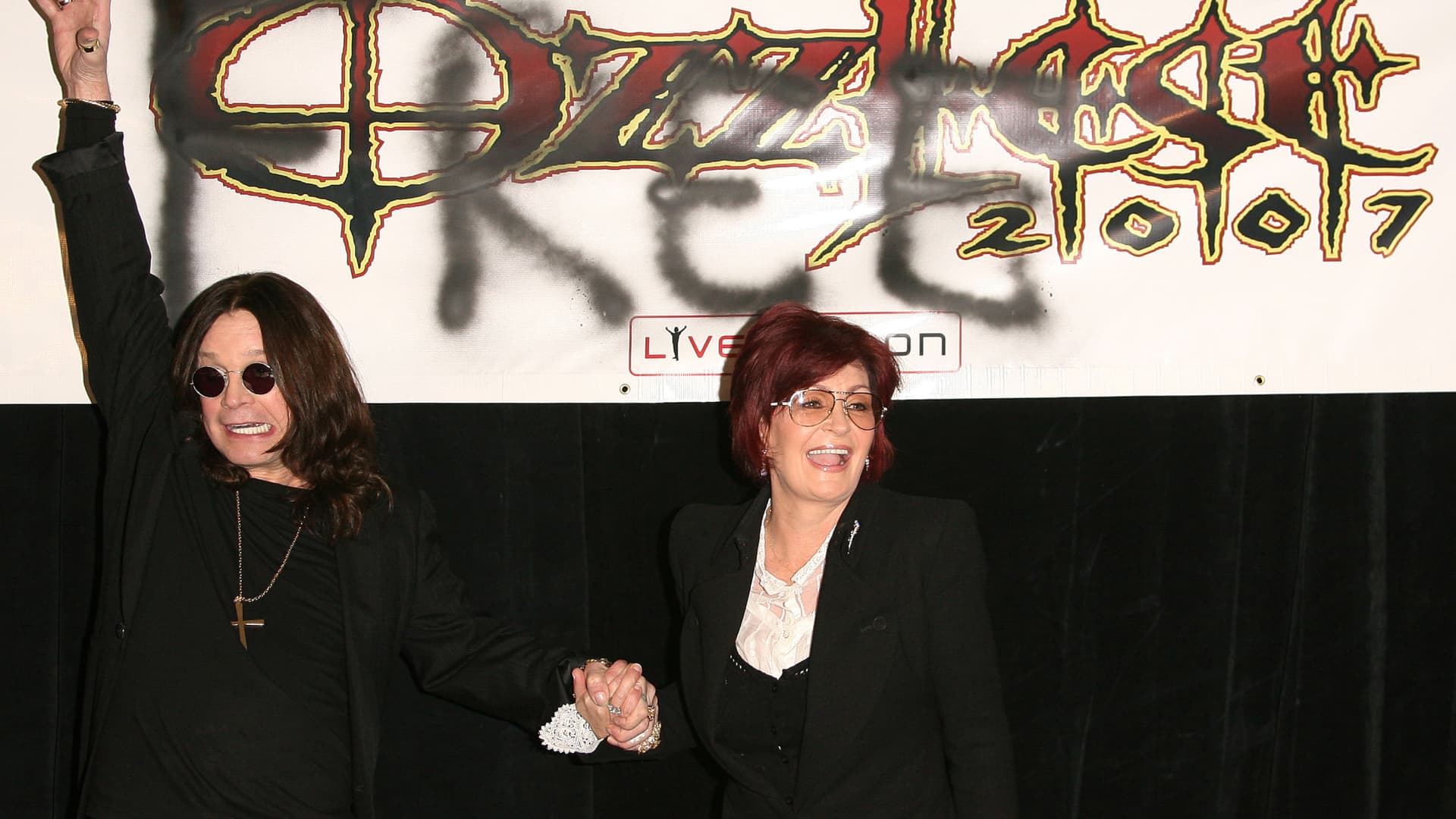Ozzy Osbourne and Sharon Osbourne announce that Ozzfest 2007 will be free. The announcement was made during a press conference at the Century Plaza hotel in Los Angeles, California on February 6, 2007.