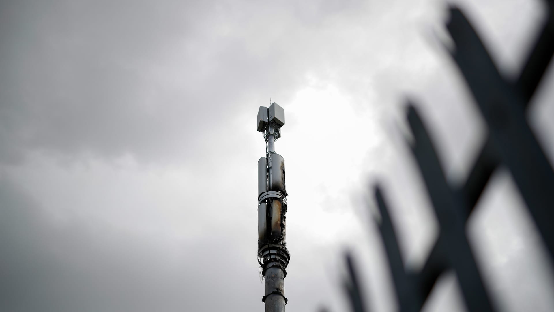 A 5G tower was damaged in a fire in the Birmingham, England in April 2020, during a trend of telecommunications equipment being set on fire because of false claims of a link between 5G and Covid-19.
