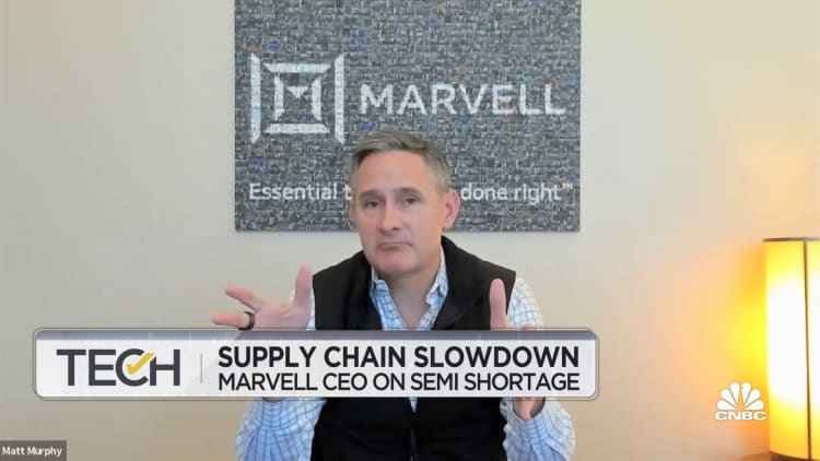 Every end market for semiconductors is up, Marvell CEO says