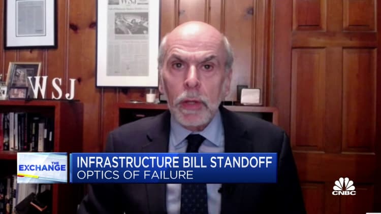 Infrastructure bill could get smaller after negotiations, but will still be 'plenty big'