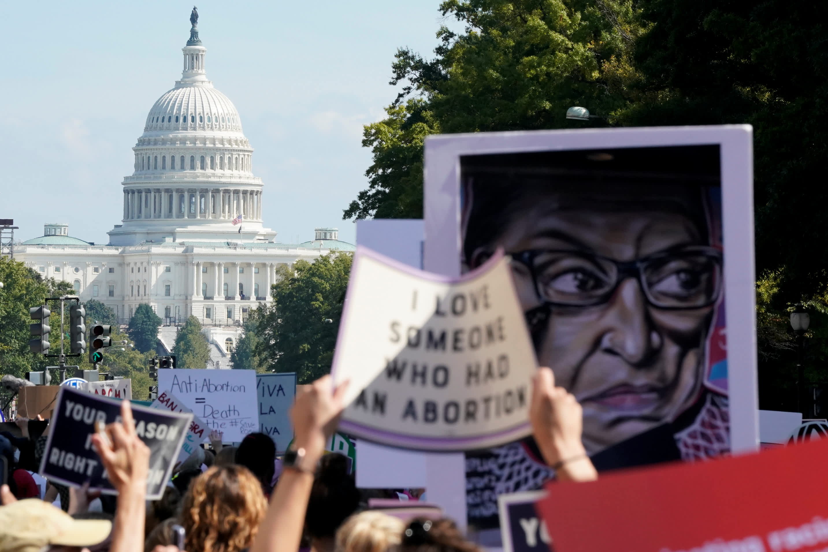 Women’s March targets Supreme Court, with access to abortion on the line